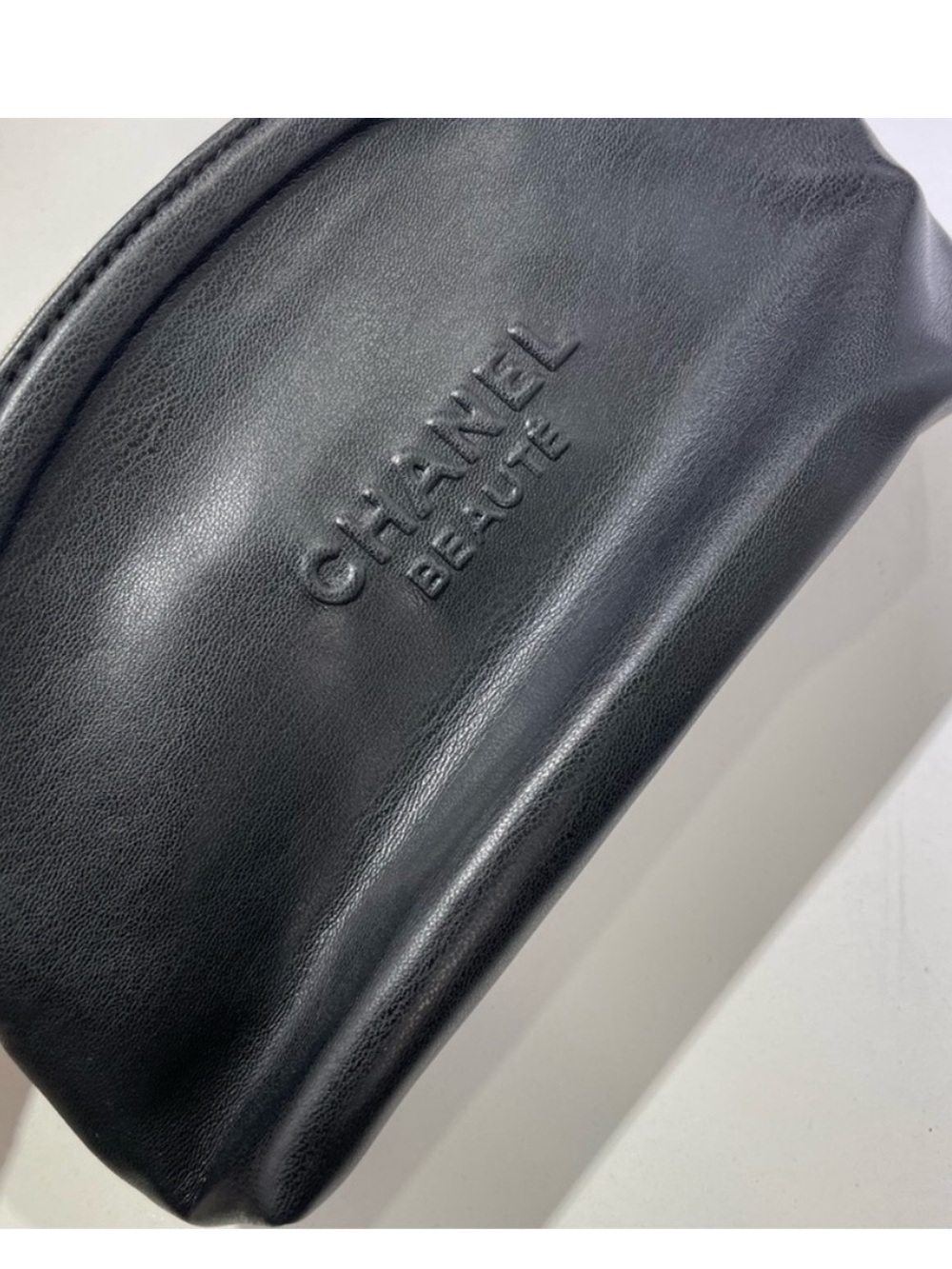 Chanel beauty cosmetic bag
